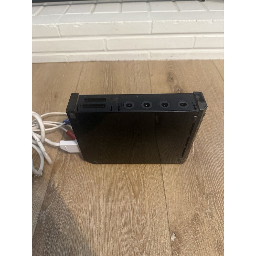 Nintendo Wii Gamecube Compatible Console Only Black RVL-001 Tested Working